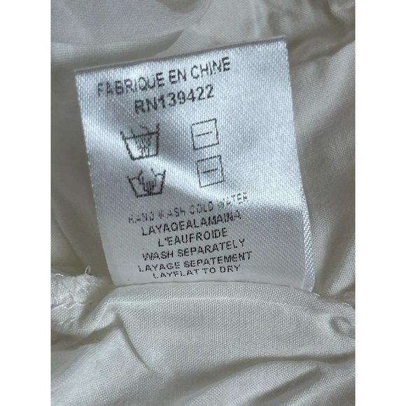 Tobi Womens Lace Crochet Shorts BBH16051J Back Zip Lightweight White Size Small - Picture 8 of 8